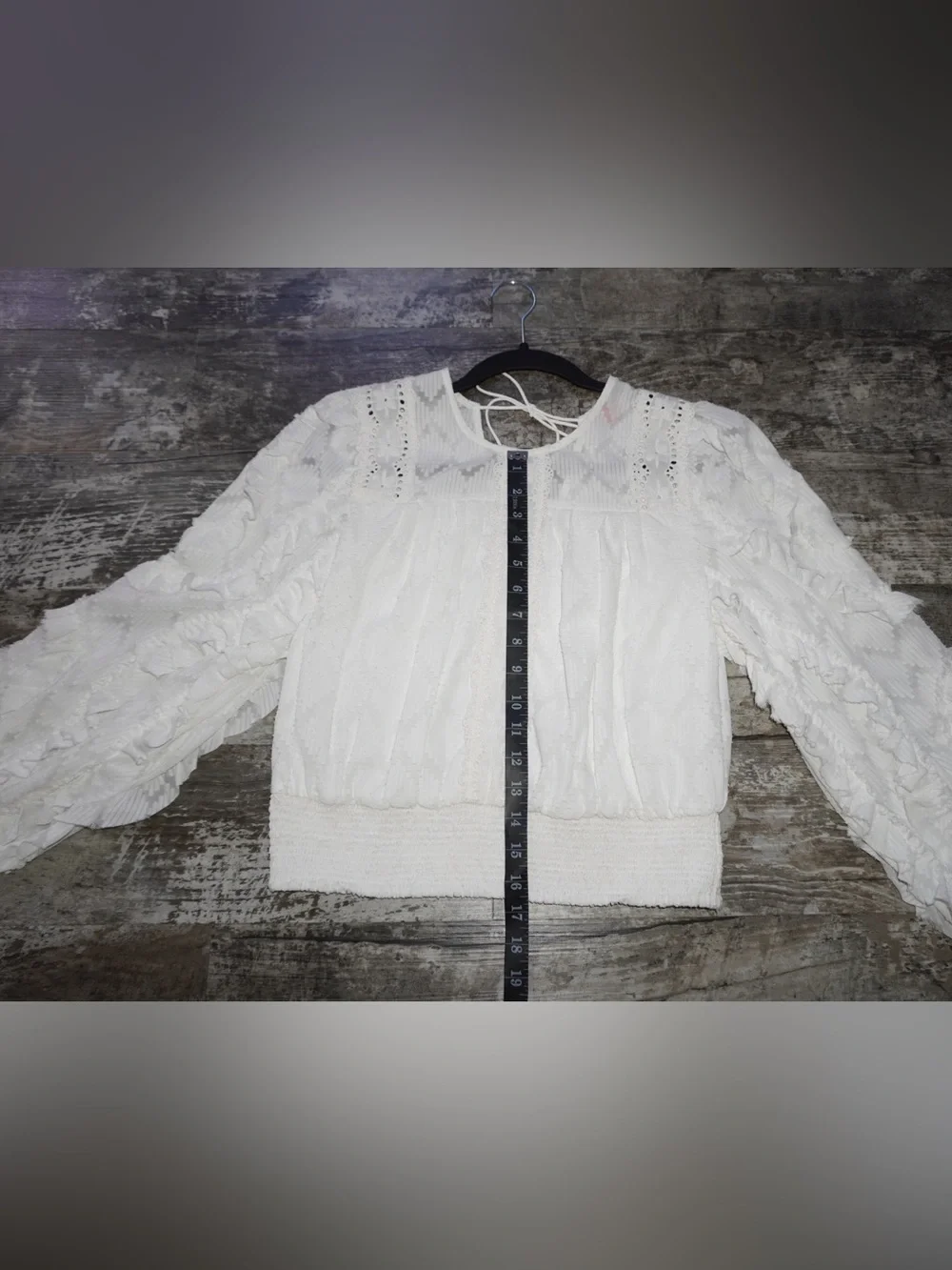 Anthropologie Not So Serious Donna Lace Boho Blouse
